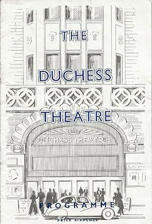 The Unexpected Guest. Theatre Programme. 1st production. The Duchess Theatre