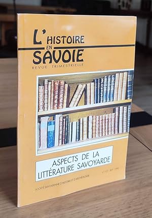 Image du vendeur pour Aspects de la littrature savoyarde mis en vente par Le Beau Livre