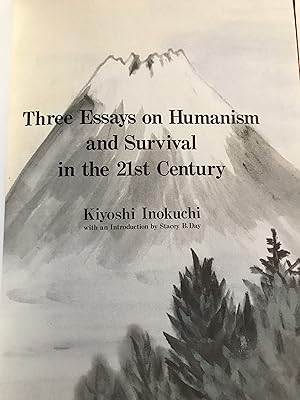 Seller image for Three essays on humanism and survival in the 21st century for sale by Kuba Libri