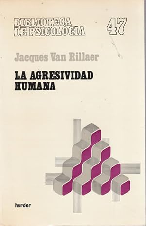 Image du vendeur pour La agresividad humana mis en vente par Librera Cajn Desastre