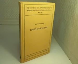 Bild des Verkufers fr Uniformisierung. (= Grundlehren der mathematischen Wissenschaften - Band 46). zum Verkauf von Antiquariat Silvanus - Inhaber Johannes Schaefer