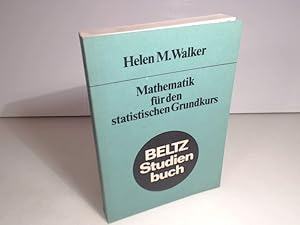 Imagen del vendedor de Mathematik fr den statistischen Grundkurs. Ein Text zum Selbstunterricht. a la venta por Antiquariat Silvanus - Inhaber Johannes Schaefer