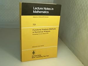 Seller image for Functional Analysis Methods in Numerical Analysis. Special Session, American Mathematical Society, St. Louis, Missouri, 1977. (= Lecture Notes in Mathematics, Volume 701). for sale by Antiquariat Silvanus - Inhaber Johannes Schaefer