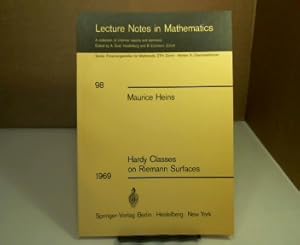 Seller image for Hardy Classes on Riemann Surfaces. (= Lecture Notes in Mathematics - Volume 98). for sale by Antiquariat Silvanus - Inhaber Johannes Schaefer