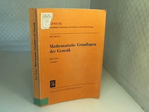 Image du vendeur pour Mathematische Grundlagen der Genetik. mis en vente par Antiquariat Silvanus - Inhaber Johannes Schaefer