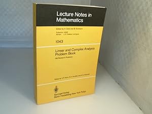 Imagen del vendedor de Linear and Complex Analysis Problem Book. 199 Research Problems. (= Lecture Notes in Mathematics, Volume 1043). a la venta por Antiquariat Silvanus - Inhaber Johannes Schaefer