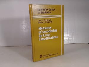 Imagen del vendedor de Measures of Association for Cross Classifications. (= Springer Series in Statistics). a la venta por Antiquariat Silvanus - Inhaber Johannes Schaefer