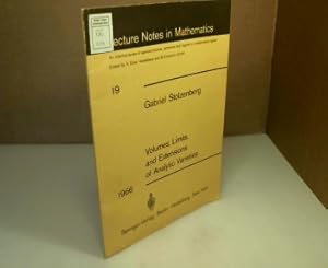 Bild des Verkufers fr Volumes, Limits and Extensions of Analytic Varieties. (= Lecture Notes in Mathematics, Volume 19). zum Verkauf von Antiquariat Silvanus - Inhaber Johannes Schaefer