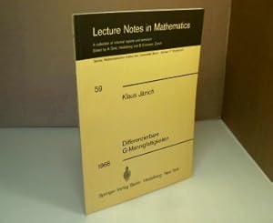 Seller image for Differenzierbare G-Mannigfaltigkeiten. (= Lecture Notes in Mathematics - Volume 59). for sale by Antiquariat Silvanus - Inhaber Johannes Schaefer