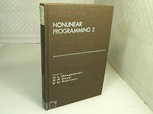 Bild des Verkufers fr Nonlinear Programming 2. [2nd Symposium]. Proceedings of the Special Interest Group on Mathematical Programming Sympsium conducted by the Computer Sciences Department at the University of Wisconsin--Madison, April 15 - 17, 1974. zum Verkauf von Antiquariat Silvanus - Inhaber Johannes Schaefer