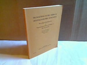 Seller image for Proceedings of the Symposium on "Experimental and Theoretical Studies of Electron Densities". (= Transactions of the American Crystallographic Association - Volume 8), for sale by Antiquariat Silvanus - Inhaber Johannes Schaefer