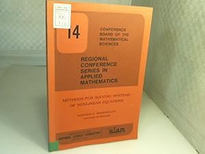 Seller image for Methods for Solving Systems of Nonlinear Equations. (= CBMS-NSF Regional Conference Series in Applied Mathematics). for sale by Antiquariat Silvanus - Inhaber Johannes Schaefer