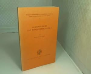 Seller image for Gleichgewicht und Konjunkturtheorie. Grundstzliche Bedeutung und analytische Anwendungen der Gleichgewichtsvorstellung fr die theoretische Erklrung des Juglarzyklus und moderner konjunkturhnlicher Entwicklungsphnomene. (=Beitrge zur Erforschung der wirtschaftlichen Entwicklung, Heft 1). for sale by Antiquariat Silvanus - Inhaber Johannes Schaefer