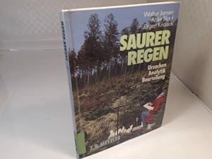 Bild des Verkufers fr Saurer Regen. Ursachen, Analytik, Beurteilung. zum Verkauf von Antiquariat Silvanus - Inhaber Johannes Schaefer