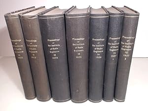 Proceedings of the Institute of Radio Engineers (incorporated). Volume 10 (1922), Volume 11 (1923...