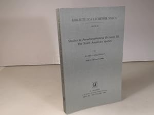 Bild des Verkufers fr Studies in Pseudocyphellaria (lichens) III. The South American species. (= Bibliotheca Lichenologica - Number 46). zum Verkauf von Antiquariat Silvanus - Inhaber Johannes Schaefer