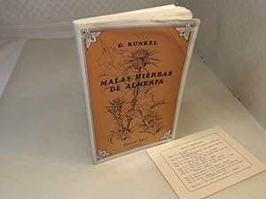 Imagen del vendedor de Malas Hierbas de Almeira. Con 60 laminas de Anne Kunkel. (= Bilbiotece de Temas Almerienses). a la venta por Antiquariat Silvanus - Inhaber Johannes Schaefer