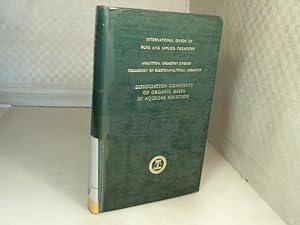 Dissociation Constants of Organic Bases in Aqueous Solution. (= International Union of Pure and A...
