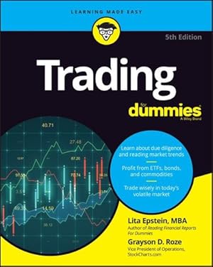 Seller image for Trading For Dummies (For Dummies (Business & Personal Finance)) by Roze, Grayson D., Epstein, Lita [Paperback ] for sale by booksXpress