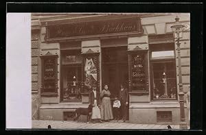 Foto-Ansichtskarte Wien, Bäcker Hugo Elsner, Stumpergasse 37