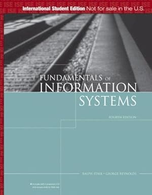 Seller image for ISE:Fundamentals of Information Systems, 4th Edition for sale by WeBuyBooks