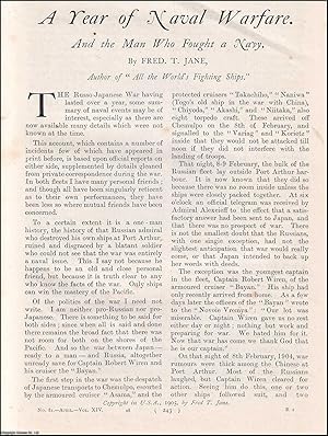 Seller image for A Year of Naval Warfare & the Man who Fought a Navy. An uncommon original article from the Harmsworth London Magazine, 1905. for sale by Cosmo Books