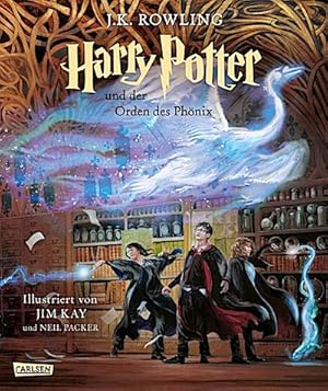 Image du vendeur pour Illustrierte Schmuckausgabe des Orden des Phnix der Harry Potter-Reihe + 1 original Button mis en vente par Rheinberg-Buch Andreas Meier eK