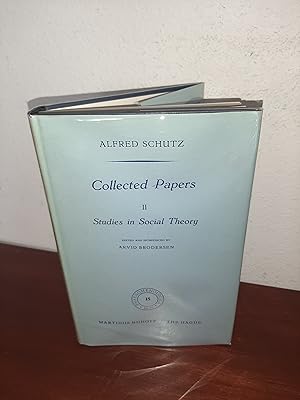 Immagine del venditore per Collected Papers II Studies in Social Theory venduto da AwardWinningBooks