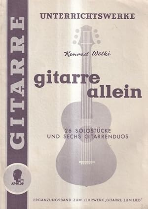 Bild des Verkufers fr gitarre allein zum Verkauf von Clivia Mueller