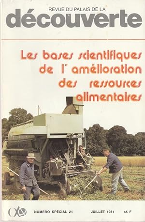 Image du vendeur pour Les bases scientifiques de l'amlioration des ressources alimentaires . Confrences. mis en vente par ARTLINK