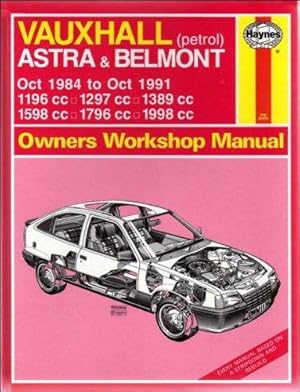 Image du vendeur pour Vauxhall Astra and Belmont Owner's Workshop Manual (1984-1991) mis en vente par WeBuyBooks