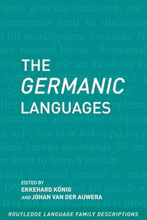 Imagen del vendedor de The Germanic Languages a la venta por AHA-BUCH GmbH