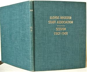 Transactions of Lloyd's Register Staff Association Volume 38 Session 1967-1968
