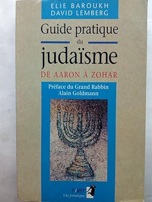 Image du vendeur pour Guide pratique du judasme : De Aaron  Zohar mis en vente par Versandantiquariat Jena