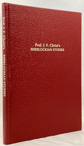 Seller image for Prof. J. F. Christ's Sherlockian Studies for sale by Zach the Ripper Books