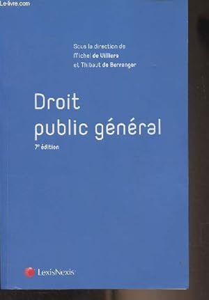 Image du vendeur pour Droit public gnral - 7e dition - "Manuel" mis en vente par Le-Livre