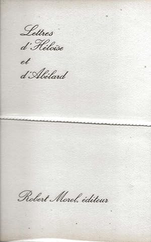 Bild des Verkufers fr Lettres d'Hlose et d'Ablard. zum Verkauf von Librairie Les Autodidactes - Aichelbaum
