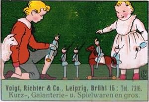 Kurz-, Galanterie-u. Spielwaren en gros.