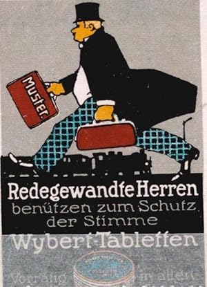 Redegewandte Herren Benutzen Zum Schutz Der Stimme Wybert-Tabletten.