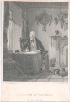 Bild des Verkufers fr The Author of Waverley in His Study. zum Verkauf von Wittenborn Art Books