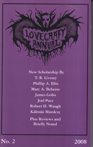 Seller image for Lovecraft Annual No. 2: New Scholarship on H.P. Lovecraft for sale by Ziesings