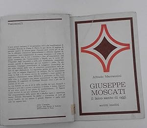 Immagine del venditore per Giuseppe Moscati il laico santo di oggi. Scritti inediti venduto da librisaggi