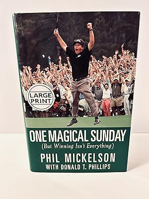 Image du vendeur pour One Magical Sunday: (But Winning Isn't Everything) [FIRST LARGE PRINT EDITION, FIRST PRINTING] mis en vente par Vero Beach Books