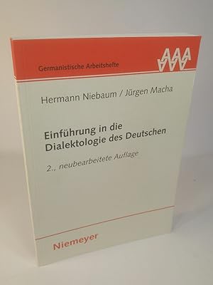 Bild des Verkufers fr Einfhrung in die Dialektologie des Deutschen (Germanistische Arbeitshefte, Band 37). zum Verkauf von ANTIQUARIAT Franke BRUDDENBOOKS