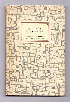 Imagen del vendedor de Die Sprache. Auswahl und Nachwort von Heinrich Fischer a la venta por Kunze, Gernot, Versandantiquariat