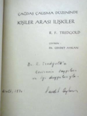 Image du vendeur pour Kisiler Arasi Iliskiler mis en vente par World of Rare Books