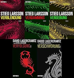 Bild des Verkufers fr Millennium Serie von Stieg Larsson und David Lagercrantz zum Verkauf von Rheinberg-Buch Andreas Meier eK