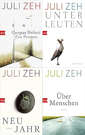 Seller image for Corpus Delicti/ Unter Leuten/ Neujahr/ ber Menschen von Juli Zeh im Set + 1 exklusives Postkartenset for sale by Rheinberg-Buch Andreas Meier eK