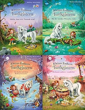 Seller image for 4 Geschichtenbcher vom kleinen Einhorn Funkelstern + 1 exklusives Postkartenset for sale by Rheinberg-Buch Andreas Meier eK