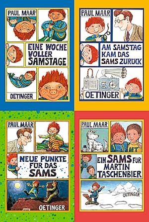 Bild des Verkufers fr Das Sams Band 1-4 plus 1 exklusives Postkartenset zum Verkauf von Rheinberg-Buch Andreas Meier eK